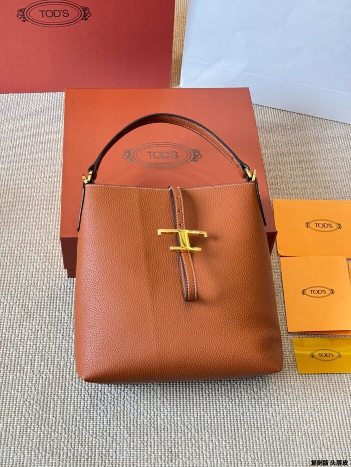 Tod'S Replica Edition Cowhide Shoulder Tote Minimalist, Practical, Lightweight And Hard-Wearing - Image 11