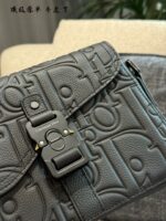 Dior Men'S New Full-Leather Messenger Crossbody Bag Original Hardware Complete Packaging - Image 4