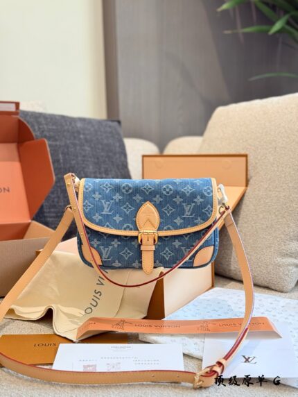 Louis Vuitton June New Arrival Denim Monogram French Bag