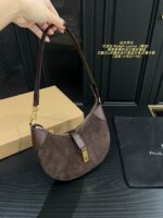 Ralph Lauren Croissant Bag Semi-Circular Design, Supple Leather, Crossbody/Shoulder Bag - Image 8