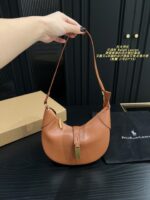 Ralph Lauren Croissant Bag Semi-Circular Design, Supple Leather, Crossbody/Shoulder Bag - Image 13
