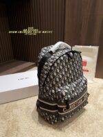 Dior Canvas Backpack Minimalist And Timeless Edgy And Chic Versatile For Any Occasion - Image 5