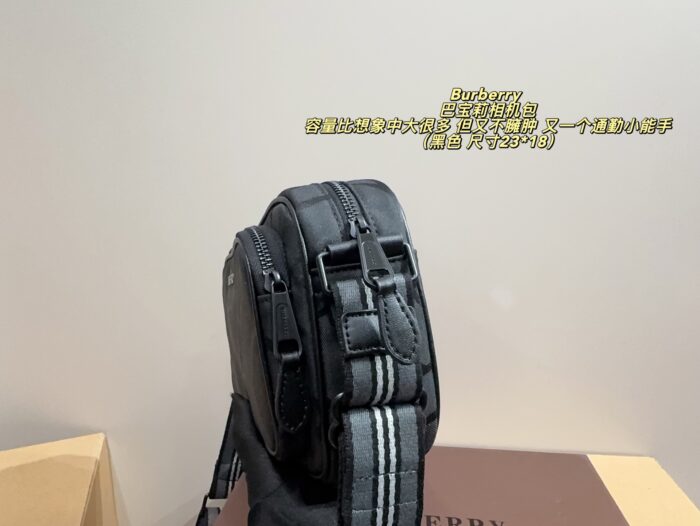 Burberry Camera Bag: Wide Strap, Commuter-Friendly, Generous Capacity, Lightweight Classic Design - Image 4