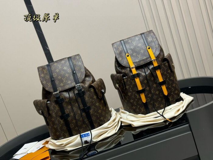 Louis Vuitton Classic Fabric Backpack Sophisticated And Elegant Comfortable To The Touch - Image 1