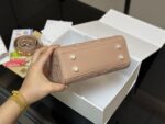 Dior Satin Embroidered Lambskin Calfskin With The Latest Shoulder Strap - Image 9