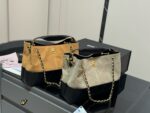 Chanel 25A Vertical Suede Tote Bag Mellard Colour Palette Handheld Or Underarm Carry Effortlessly Relaxed