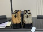 Chanel 25A Vertical Suede Tote Bag Mellard Colour Palette Handheld Or Underarm Carry Effortlessly Relaxed - Image 7