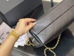 Chanel 25A Vertical Suede Tote Bag Mellard Colour Palette Handheld Or Underarm Carry Effortlessly Relaxed - Image 9