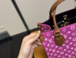 Louis Vuitton On The Go Jungle Calfskin Shopping Tote Hidden Shoulder Strap Single-Shoulder Or Hand-Carry Includes Folding Box - Image 3