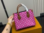Louis Vuitton On The Go Jungle Calfskin Shopping Tote Hidden Shoulder Strap Single-Shoulder Or Hand-Carry Includes Folding Box - Image 5
