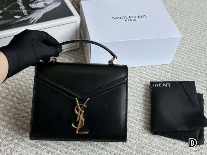 Yves Saint Laurent Cassandra Mini Bag Rotating Y-Shaped Clasp Multiple Leather Options Handheld, Shoulder, Crossbody - Image 1