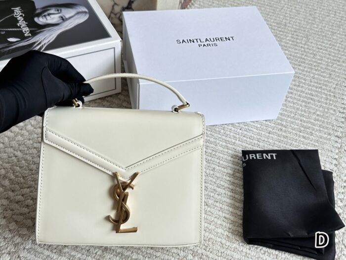 Yves Saint Laurent Cassandra Mini Bag Rotating Y-Shaped Clasp Multiple Leather Options Handheld, Shoulder, Crossbody - Image 2