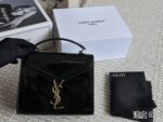 Yves Saint Laurent Cassandra Mini Bag Rotating Y-Shaped Clasp Multiple Leather Options Handheld, Shoulder, Crossbody - Image 4