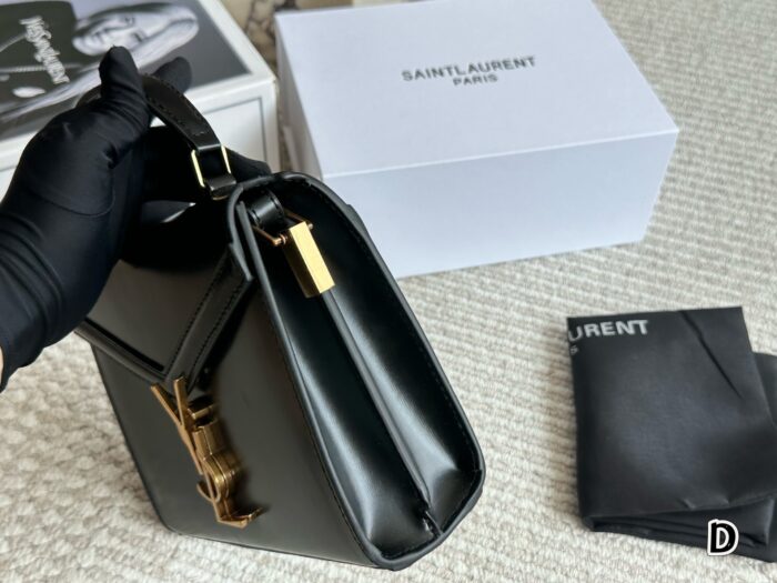 Yves Saint Laurent Cassandra Mini Bag Rotating Y-Shaped Clasp Multiple Leather Options Handheld, Shoulder, Crossbody - Image 4