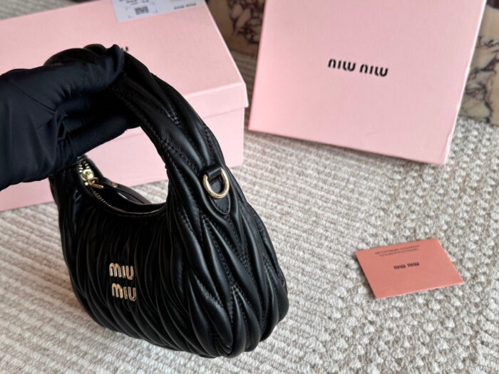 Miu Miu Wander Vintage Playful Hobo Bag Soft, Spacious And Versatile - Image 3