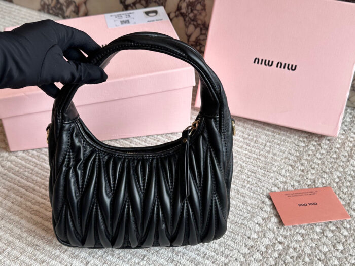 Miu Miu Wander Vintage Playful Hobo Bag Soft, Spacious And Versatile - Image 4