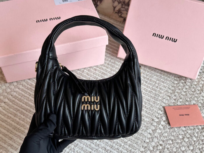 Miu Miu Wander Vintage Playful Hobo Bag Soft, Spacious And Versatile - Image 5