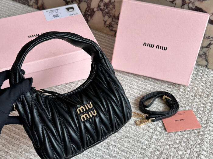 Miu Miu Wander Vintage Playful Hobo Bag Soft, Spacious And Versatile - Image 7