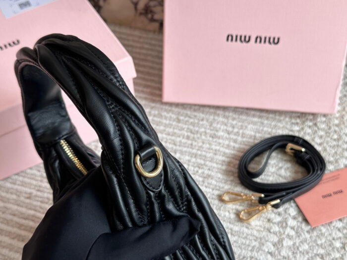 Miu Miu Wander Vintage Playful Hobo Bag Soft, Spacious And Versatile - Image 8
