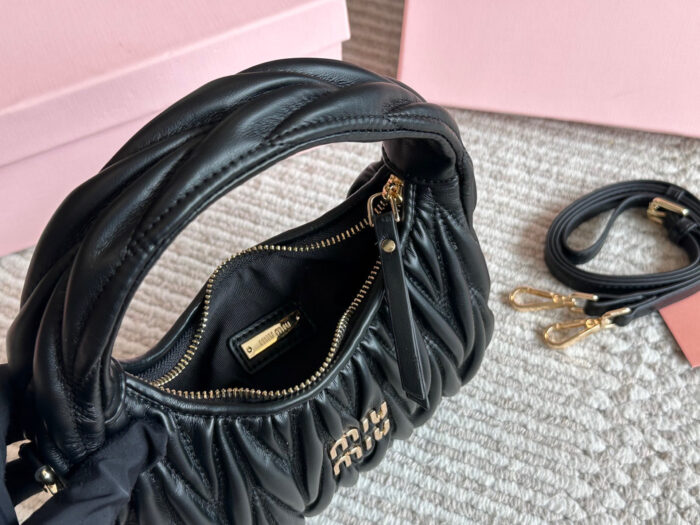 Miu Miu Wander Vintage Playful Hobo Bag Soft, Spacious And Versatile - Image 9