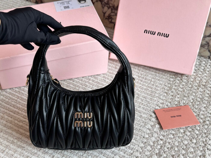Miu Miu Wander Vintage Playful Hobo Bag Soft, Spacious And Versatile - Image 10