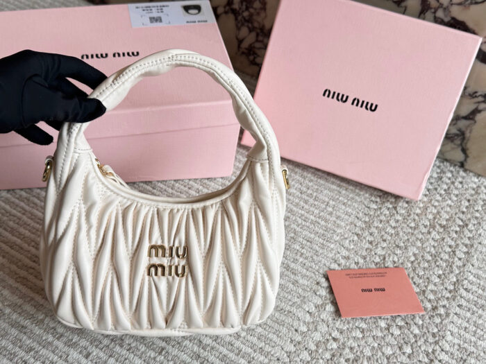 Miu Miu Wander Vintage Playful Hobo Bag Soft, Spacious And Versatile - Image 11