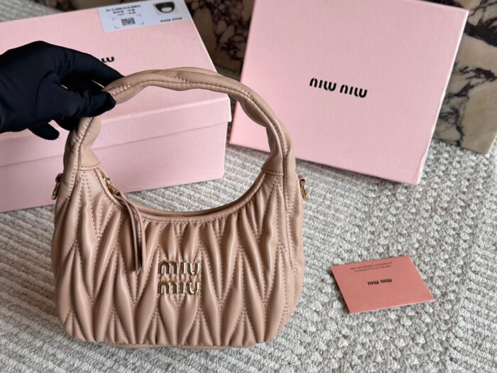 Miu Miu Wander Vintage Playful Hobo Bag Soft, Spacious And Versatile - Image 12