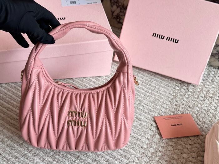 Miu Miu Wander Vintage Playful Hobo Bag Soft, Spacious And Versatile - Image 13