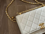 Chanel Double Ball Woc Diamond Quilting Double Chain Adjustable Crossbody Handbag - Image 3