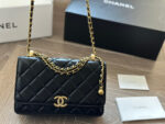 Chanel Double Ball Woc Diamond Quilting Double Chain Adjustable Crossbody Bag - Image 6