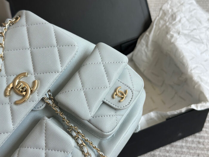 Chanel Duma 23P Upgraded Backpack. Can Be Worn As A Shoulder Bag, Handheld, Comes With Box. - Image 6