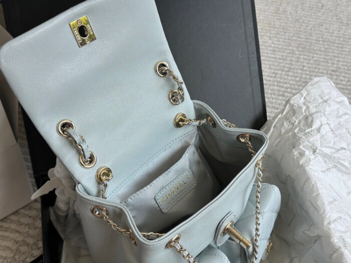 Chanel Duma 23P Upgraded Backpack. Can Be Worn As A Shoulder Bag, Handheld, Comes With Box. - Image 9