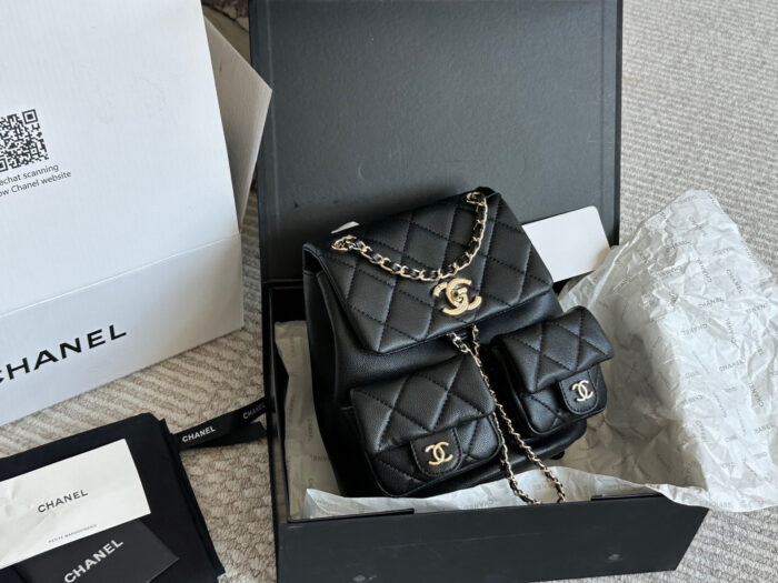 Chanel Duma 23P Upgraded Backpack. Can Be Worn As A Shoulder Bag, Handheld, Comes With Box. - Image 10
