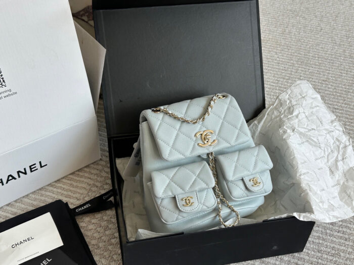 Chanel Duma 23P Upgraded Backpack. Can Be Worn As A Shoulder Bag, Handheld, Comes With Box. - Image 11