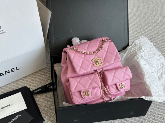 Chanel Duma 23P Upgraded Backpack. Can Be Worn As A Shoulder Bag, Handheld, Comes With Box. - Image 12