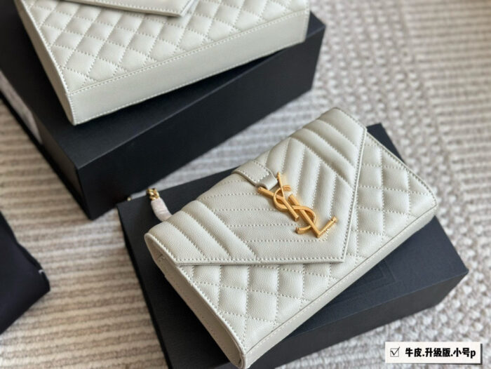 Yves Saint Laurent L Envelope Caviar Envelope Bag Cowhide Summer Classic - Image 2