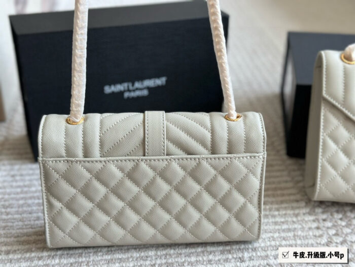 Yves Saint Laurent L Envelope Caviar Envelope Bag Cowhide Summer Classic - Image 5