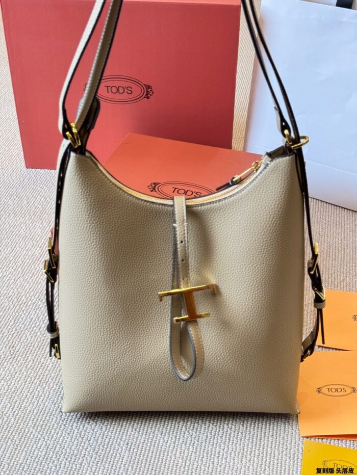 Tod'S Replica Edition Cowhide Shoulder Tote Bag Minimalist And Practical Lightweight And Hard-Wearing - Image 2
