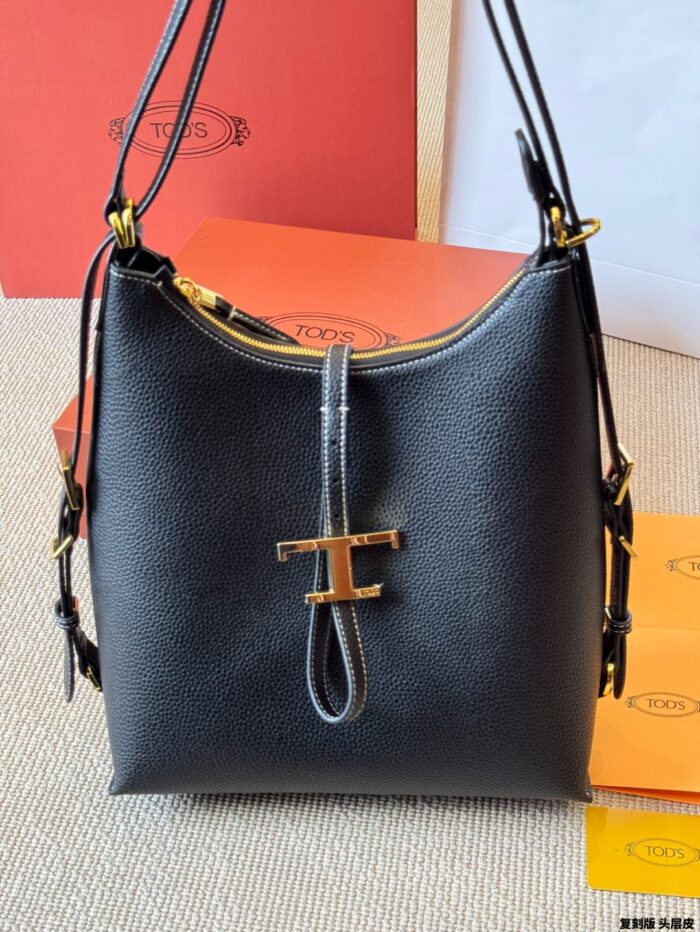 Tod'S Replica Edition Cowhide Shoulder Tote Bag Minimalist And Practical Lightweight And Hard-Wearing - Image 5