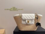 Chanel 26C Woven Shopping Basket Stylish And Versatile, Effortlessly Chic And Cool - Image 10