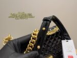Chanel Le Boy Bag: Glossy Chain Handbag With Diamond Quilting, Vintage Metal Buckle And Distressed Chain - Image 8