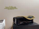 Chanel Le Boy Bag: Glossy Chain Handbag With Diamond Quilting, Vintage Metal Buckle And Distressed Chain - Image 9