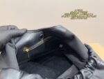Loewe Squeeze Lambskin Underarm Handbag With Adjustable Chain Crossbody Strap - Image 6