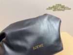 Loewe Squeeze Lambskin Underarm Handbag With Adjustable Chain Crossbody Strap - Image 9