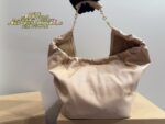 Loewe Squeeze Lambskin Underarm Handbag With Adjustable Chain Crossbody Strap - Image 10
