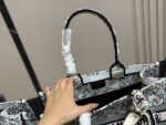 Dior Book Tote Original Jacquard Fabric Large Capacity Shopping Tote - Image 4