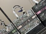 Dior Book Tote Original Jacquard Fabric Large Capacity Shopping Tote - Image 5
