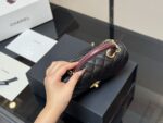 Chanel Coco Handle Handbag Grained Calf Leather Original Gold Hardware - Image 3