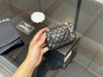 Chanel Mini Cf Pendant Bag Quadri-Stitched Heart Charm - Image 6
