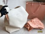 Miu Miu Tote Runway-Inspired Leather Tote With Dual Straps For Effortless Style